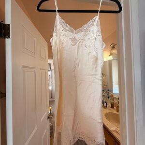 Elegant Cream Lace Slip Dress by Only Hearts NYC